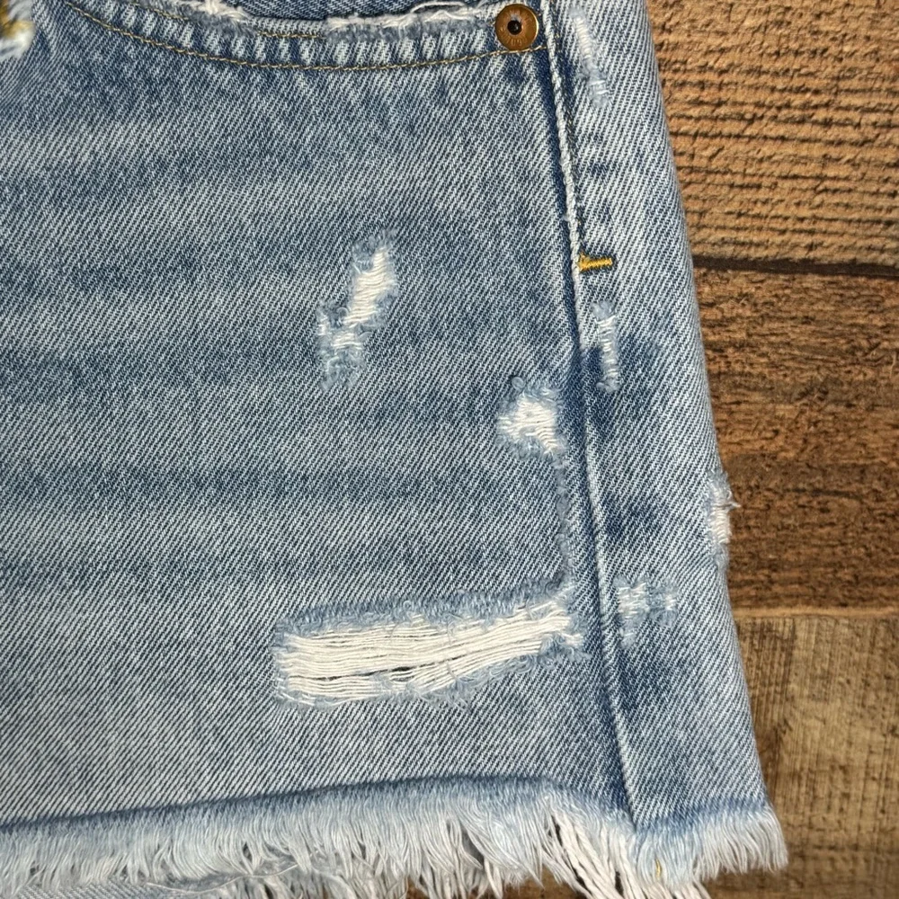 Agolde Parker Distressed Cut Off Shorts size 28 Classic Summer Festival - Picture 8 of 14